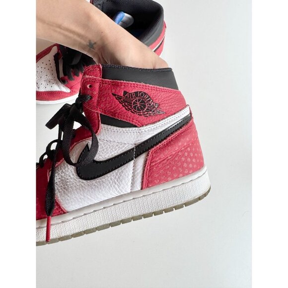 NIKE Air Jordan 1 Retro High Spider-Man Origin Story Gym Red Sneakers, Size 9 - Picture 9 of 16